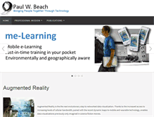 Tablet Screenshot of paulwbeach.com
